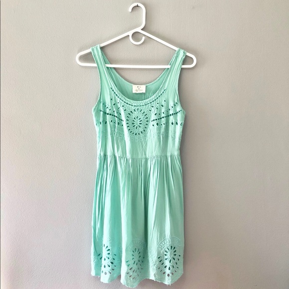Urban Outfitters X-Small Turquoise Dress - Picture 1 of 1